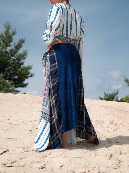 Langer Rock zum Binden