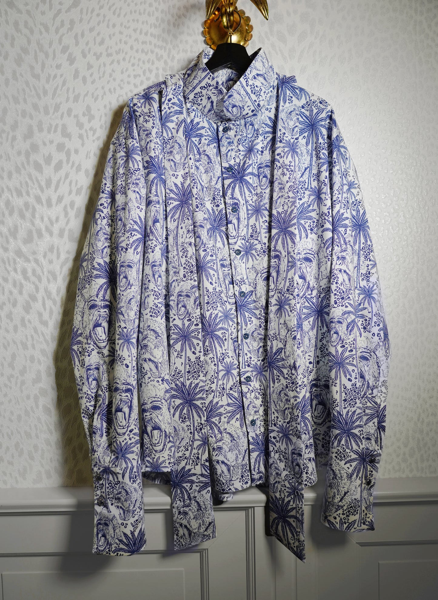 Print Hemd mit Schluppe