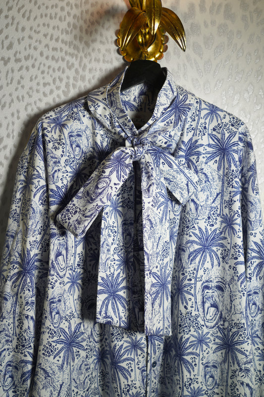 Print Hemd mit Schluppe