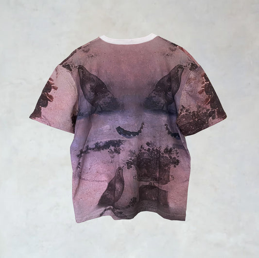 Shirt mit Fresko-Print